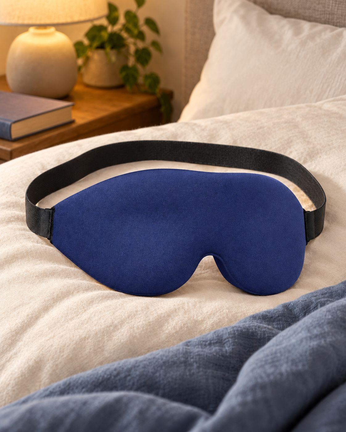 Navy Blue 3D Sleep Mask
