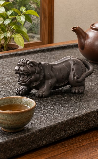 Crouching Tiger Tea Pet