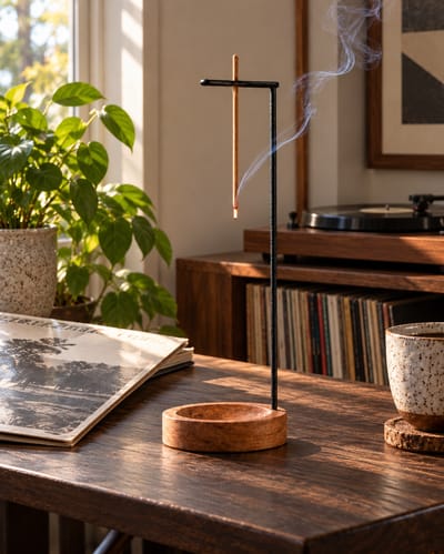 Wooden Incense Holder Tray