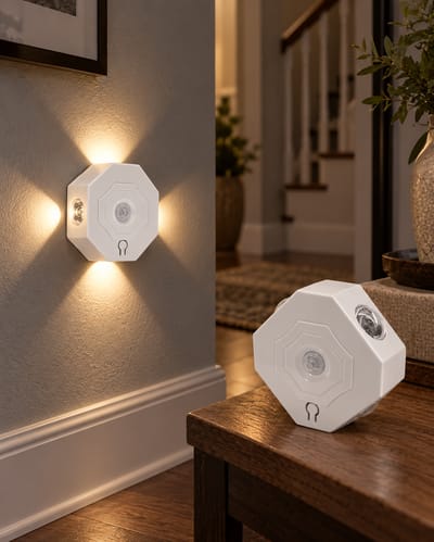 Motion-Sensor Accent Lights, Pair