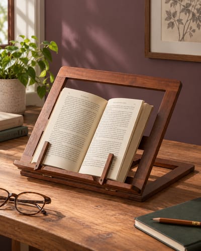 Folding Wooden Book Stand