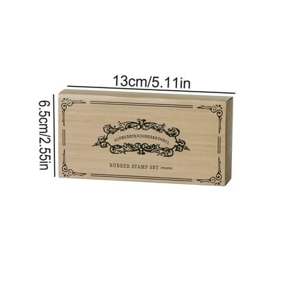 Supplier size illustration of the stamp storage box.