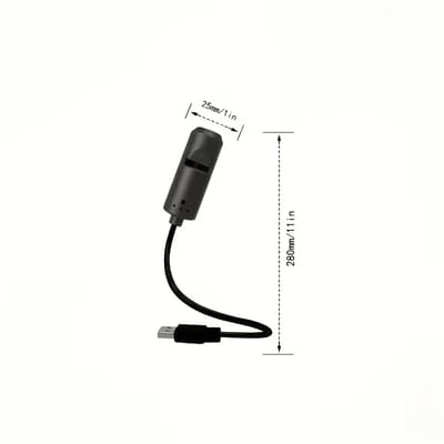 Ocean Pattern Projector: Projector body, flexible cable and USB connector