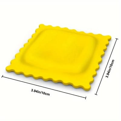 Ravioli Spoon Rest: Ravioli shape and supplier measurements