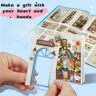 Sea Breeze Book Nook Kit: Assembling the window pieces