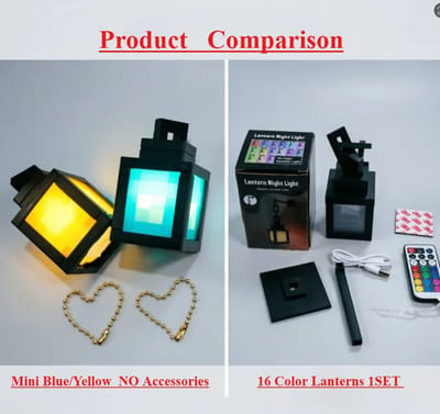 Pixel Lantern: Mini and full lantern option comparison