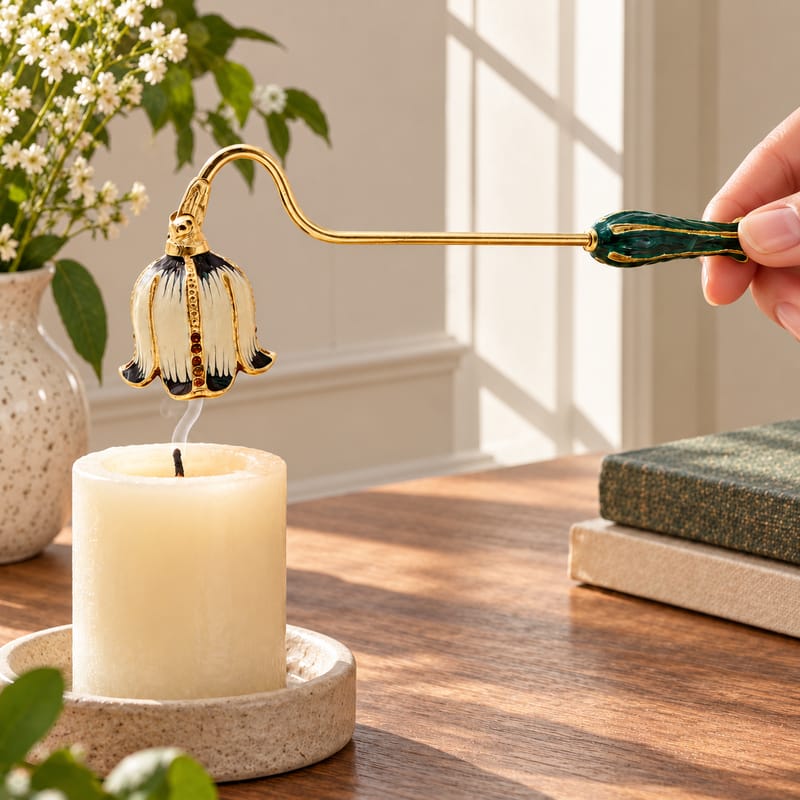 Floral Candle Snuffer