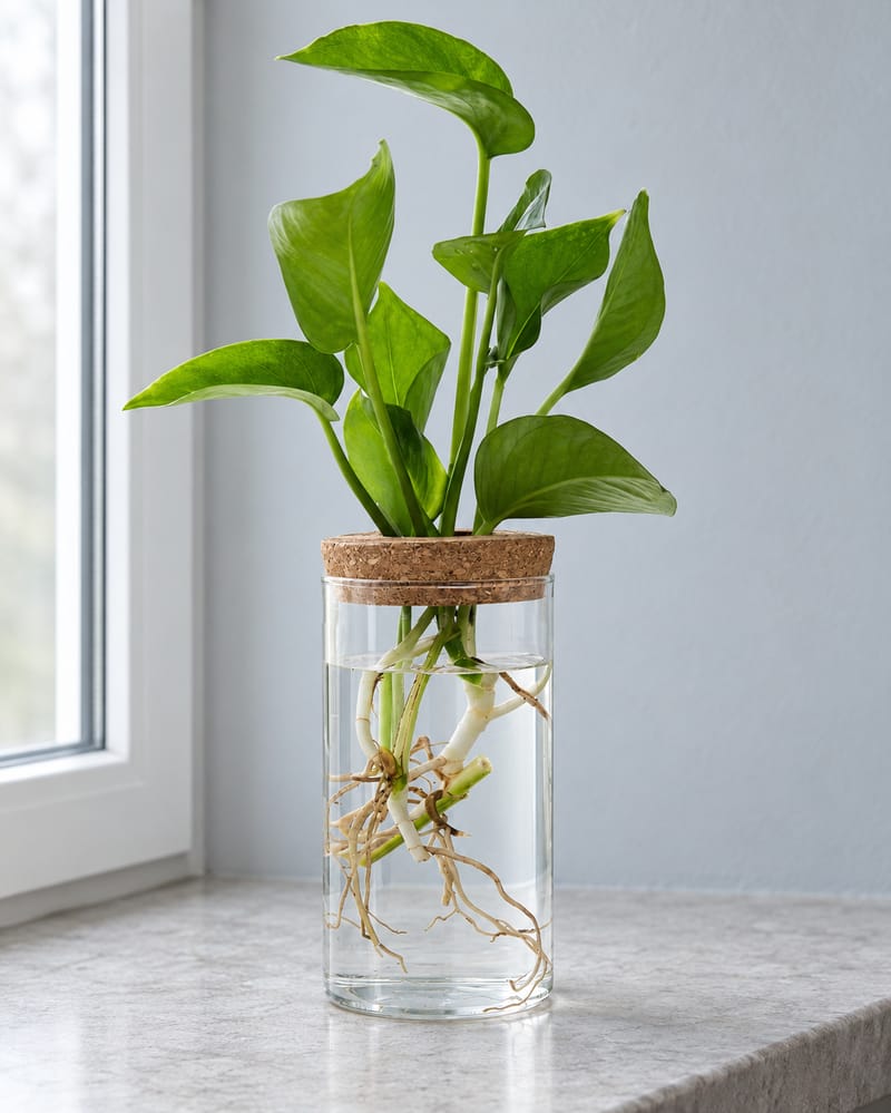 Glass Propagation Bud Vase