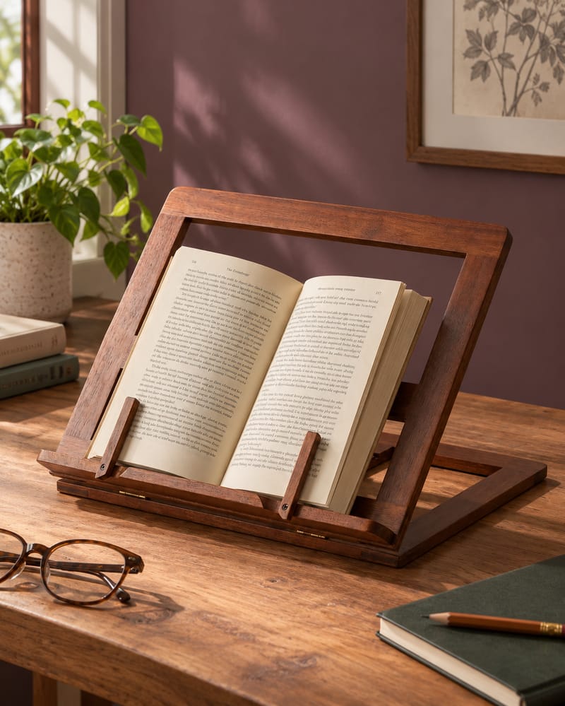 Folding Wooden Book Stand