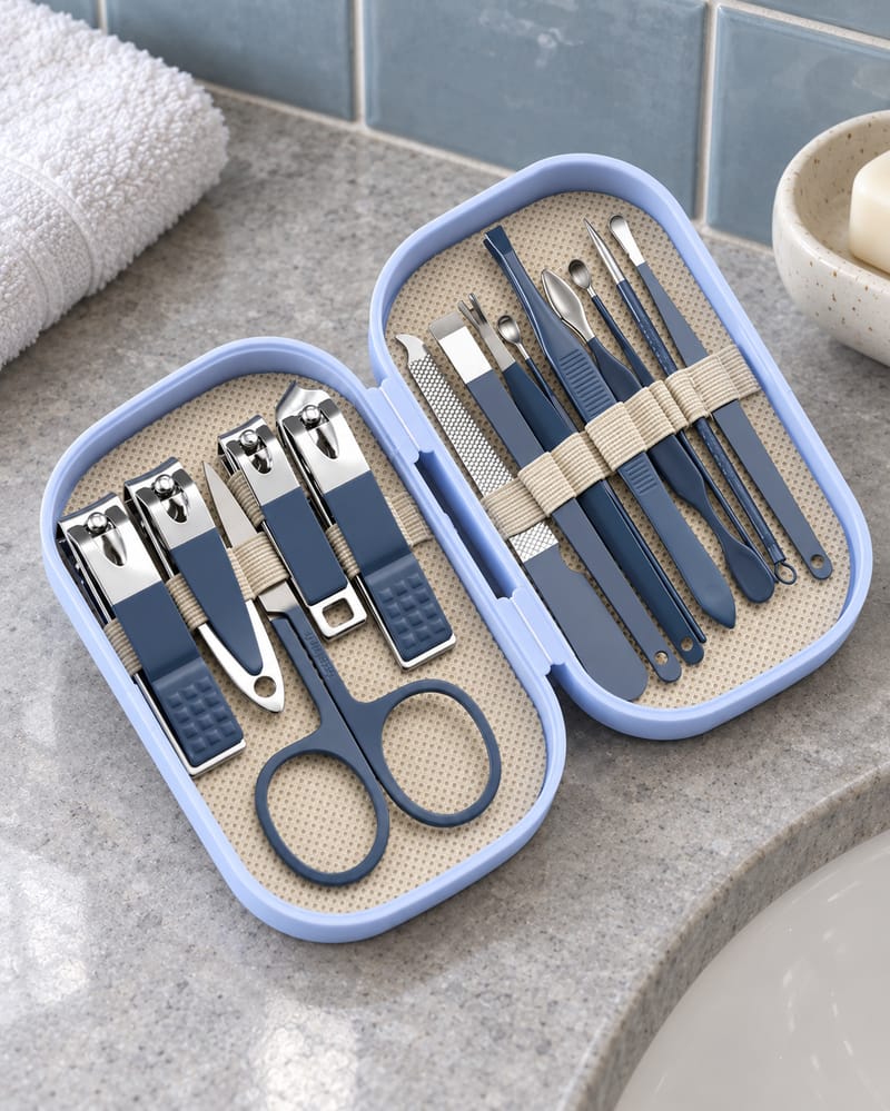Blue Manicure Set