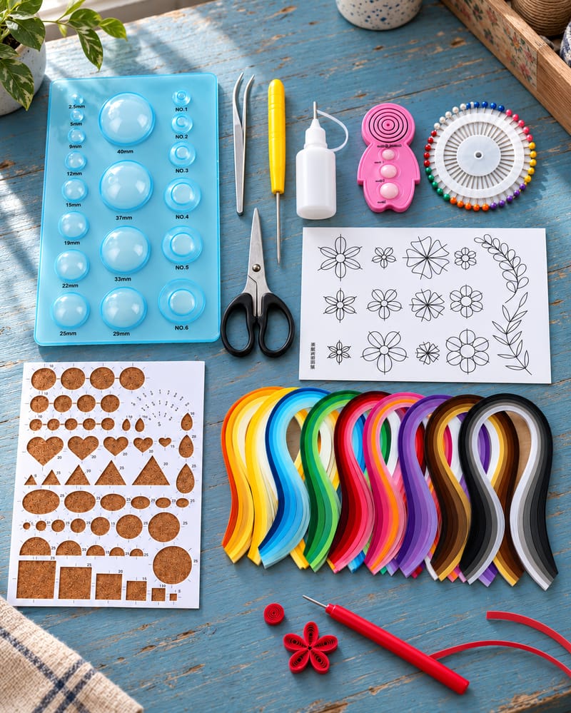 Colorful Paper Quilling Kit