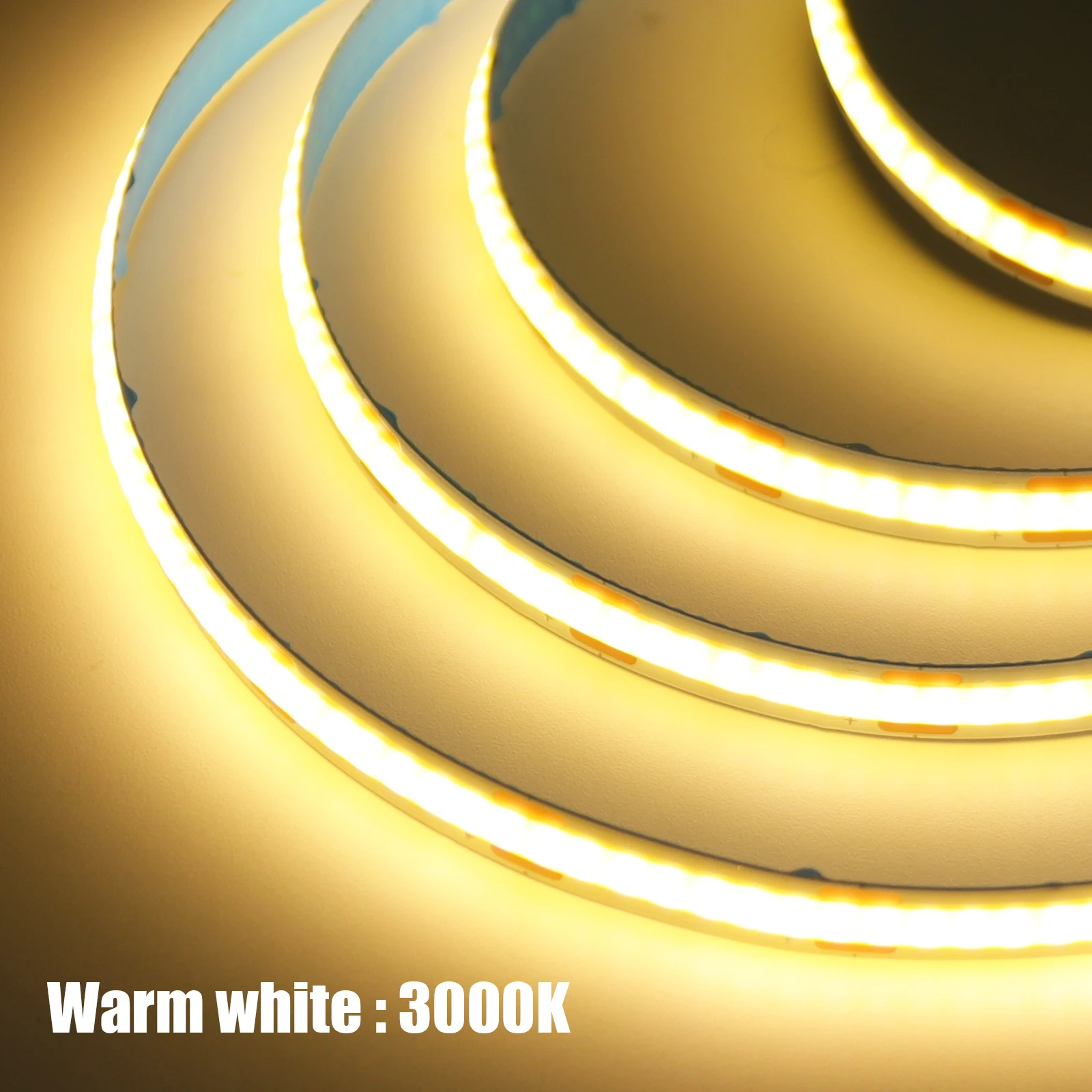 Warm white COB LED strip