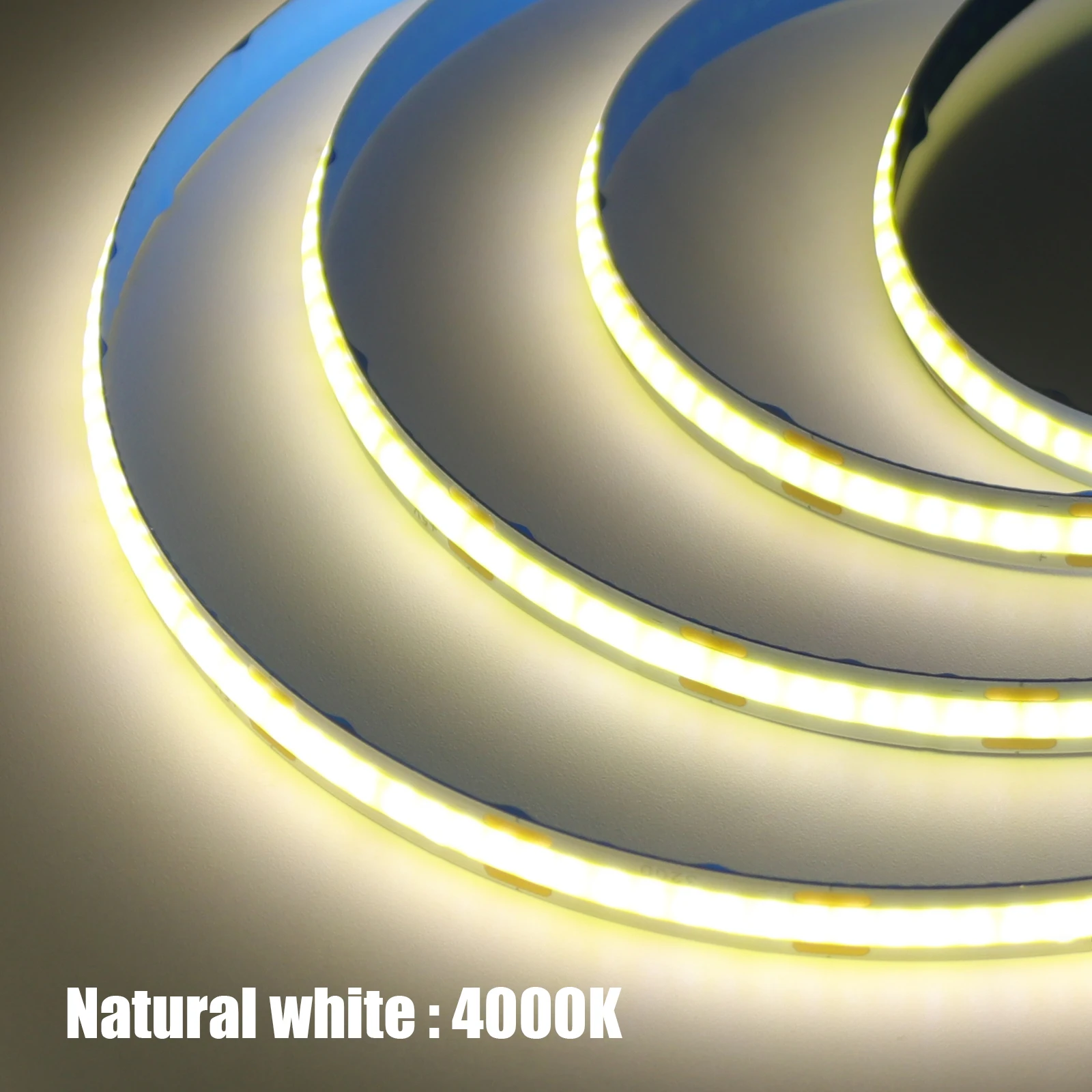 Natural white COB LED strip