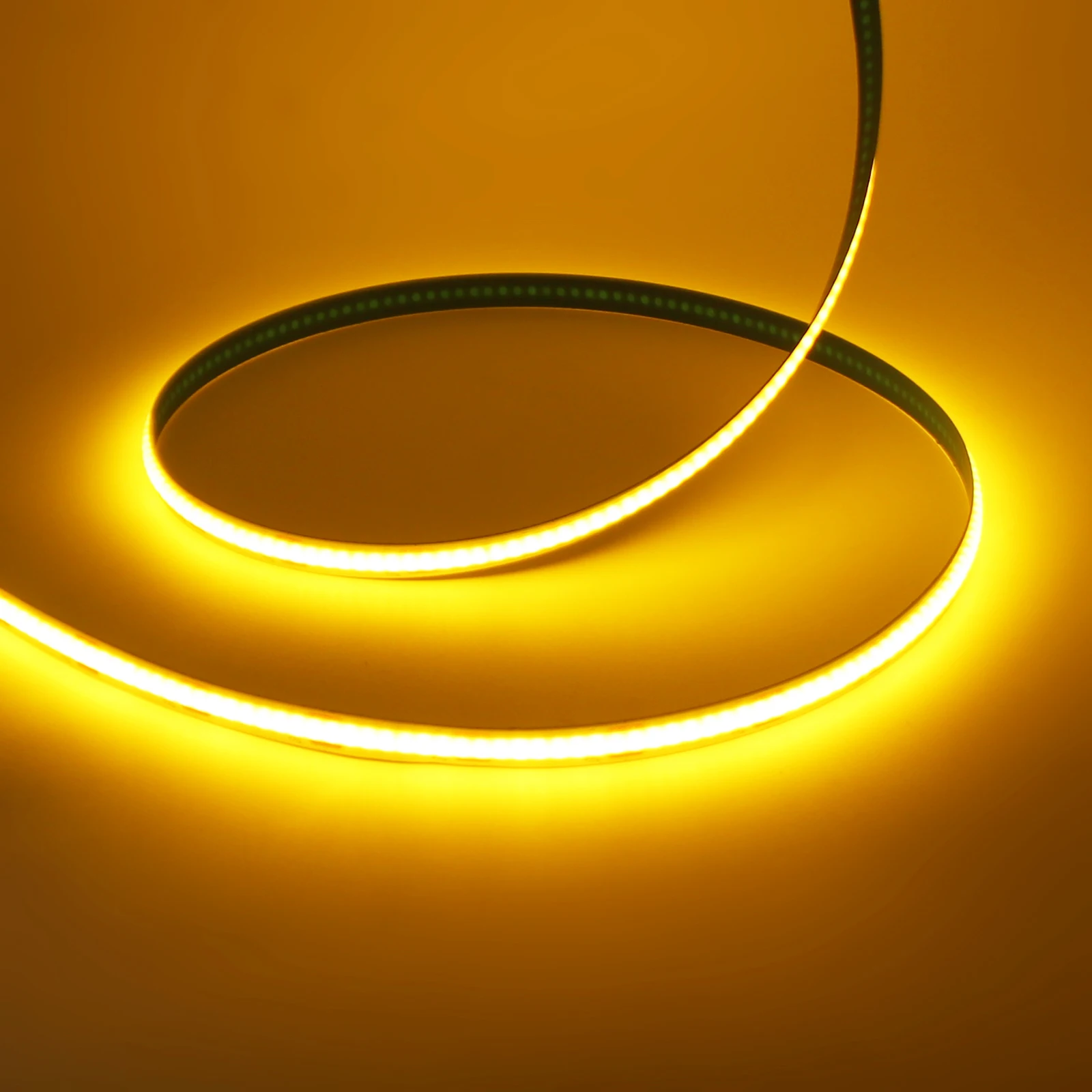 Yellow COB LED strip